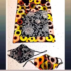 Disco Jungle Healthy Stylish Tote Bag with 2 matching face mask